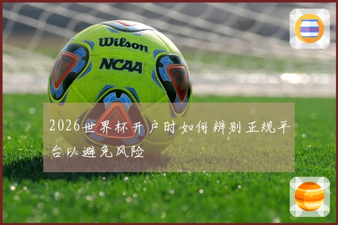 2026世界杯开户时如何辨别正规平台以避免风险